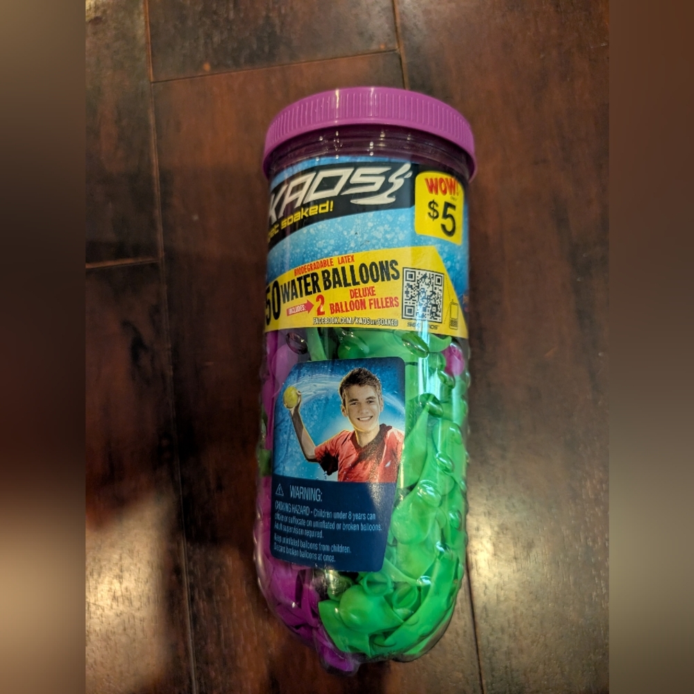 🦋 Kaos Water Balloons - Green and Purple